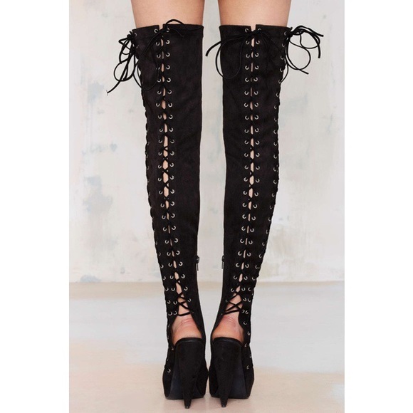 Jeffrey Campbell Tabanca Suede Thigh High - Picture 2 of 3